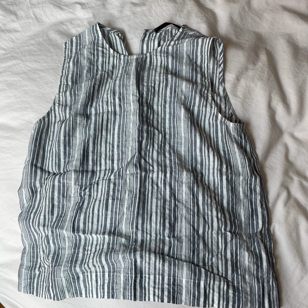 Jenni Kayne striped blouse w buttons